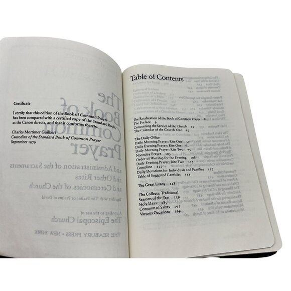 1979 Book of Common Prayer, Episcopal Church, Seabury Press, Vintage Pocket Size - Picture 7 of 13